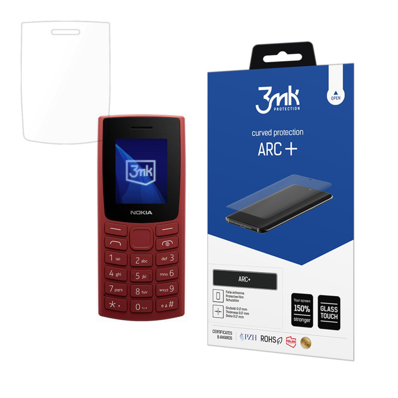 Apsauginė plėvelė 3mk ARC+ Nokia 105 4G (2023) telefonui