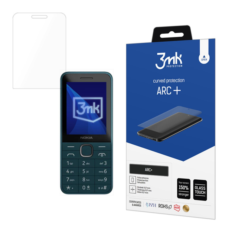 Apsauginė plėvelė 3mk ARC+ Nokia 225 4G (2024) telefonui