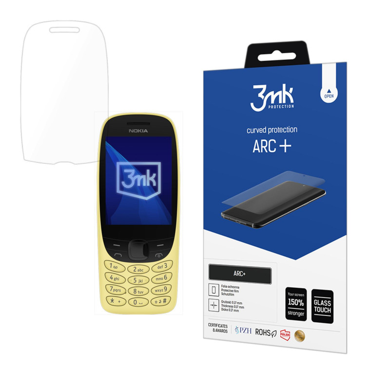 Apsauginė plėvelė 3mk ARC+ Nokia 6310 (2024)