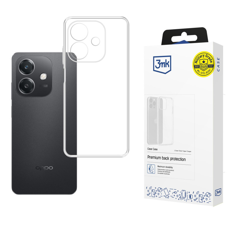 3mk skaidrus dėklas Oppo A40 / A40M / A3 4G - permatomas