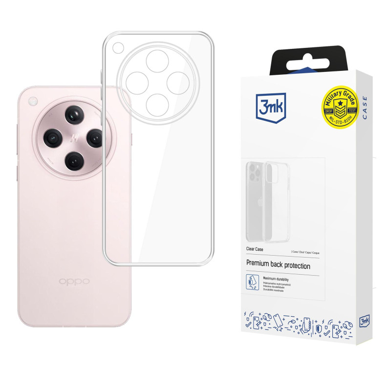 3mk skaidrus „Oppo Find X8“ dėklas - permatomas