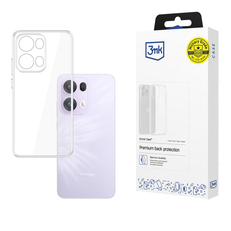3mk skaidrus dėklas Oppo Reno 13 Pro - permatomas