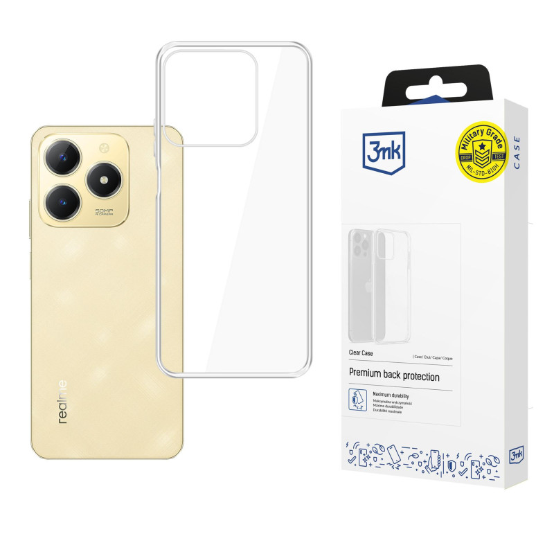3mk skaidrus dėklas, skirtas „Realme C61“ - permatomas