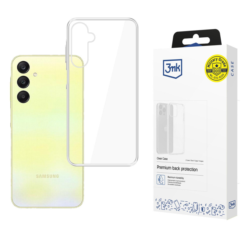 3mk skaidrus dėklas, skirtas „Samsung Galaxy A26 5G“ - permatomas
