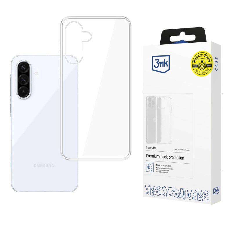 3mk skaidrus dėklas, skirtas „Samsung Galaxy A36 5G“ - permatomas