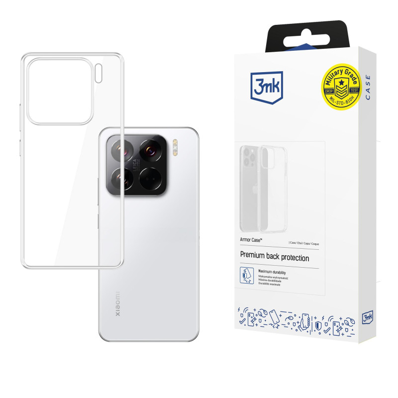 3mk skaidrus dėklas, skirtas „Xiaomi 15“ - permatomas