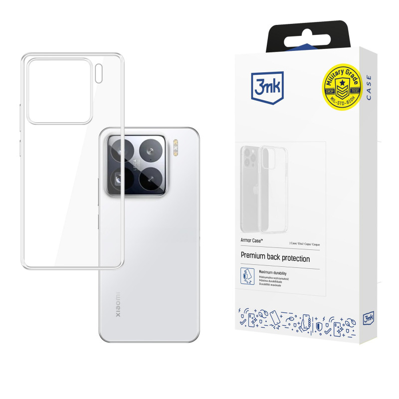 3mk skaidrus dėklas, skirtas „Xiaomi 15 Pro“ - permatomas
