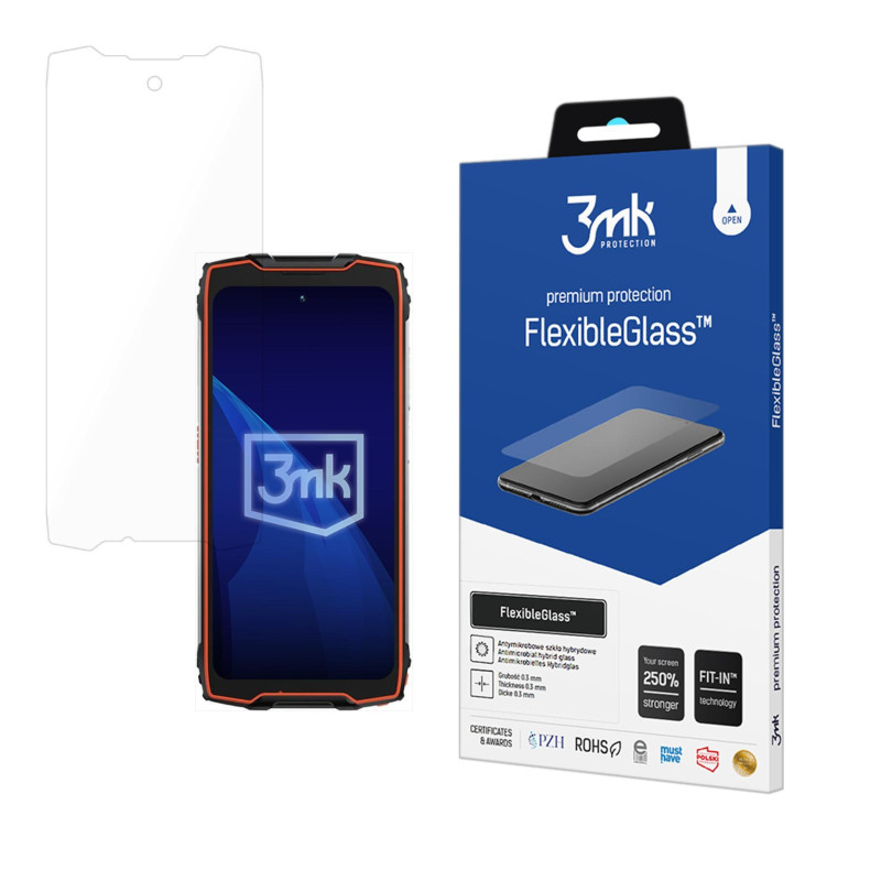 Hibridinis stiklas 3mk FlexibleGlass™ ant Blackview BV9300 Pro