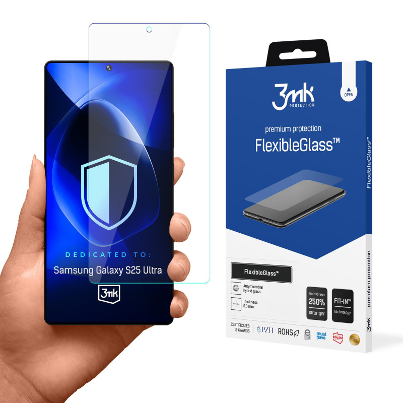 Hibridinis stiklas 3mk FlexibleGlass, skirtas „Samsung Galaxy S25 Ultra“