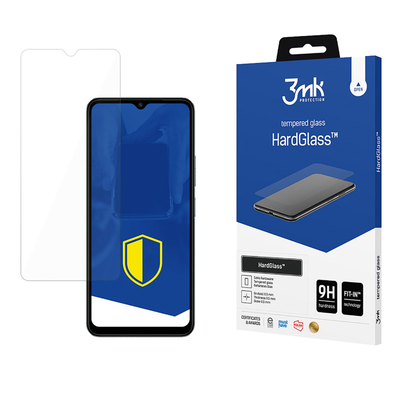 Grūdintas stiklas 3mk HardGlass Xiaomi Redmi A3 Pro telefonui