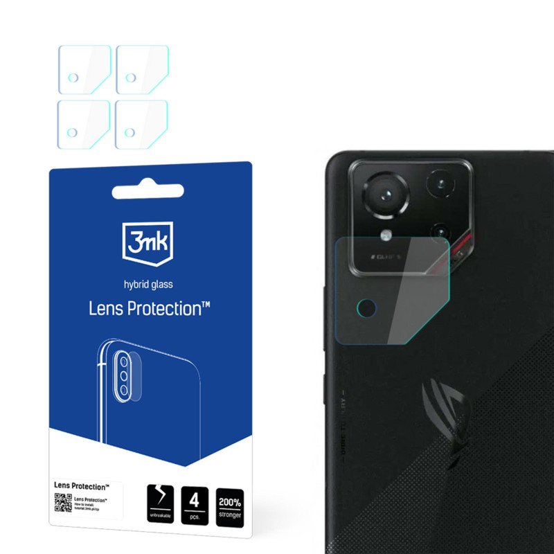 Hibridinis stiklas kameros objektyvui, 3mk objektyvo apsaugai, skirtas Asus ROG telefonui 9/ 9 Pro