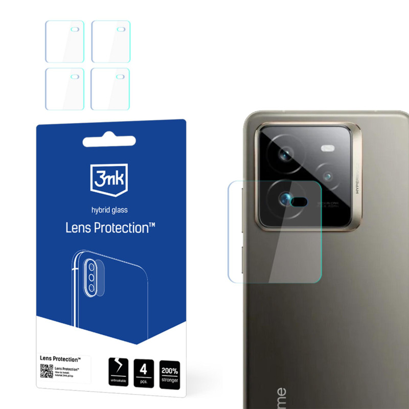 Hibridinis stiklas kameros objektyvui, 3 mk objektyvo apsauga, skirta „Realme GT7 Pro“