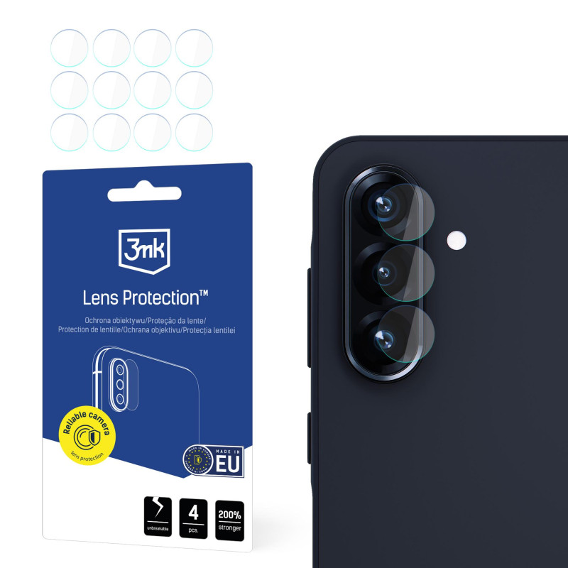 Hibridinis stiklas kameros objektyvui 3mk objektyvo apsaugai, skirtas „Samsung Galaxy A26 5G“