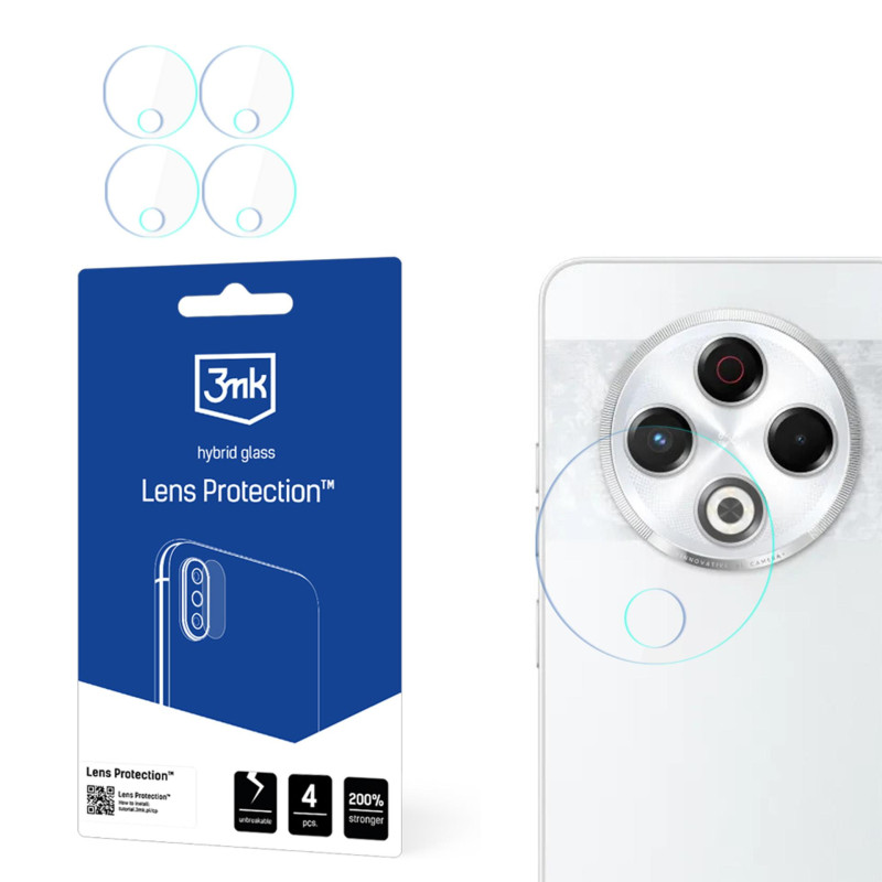 Hibridinis stiklas kameros objektyvui, 3mk objektyvo apsauga, skirta „Tecno Spark 30 5G“