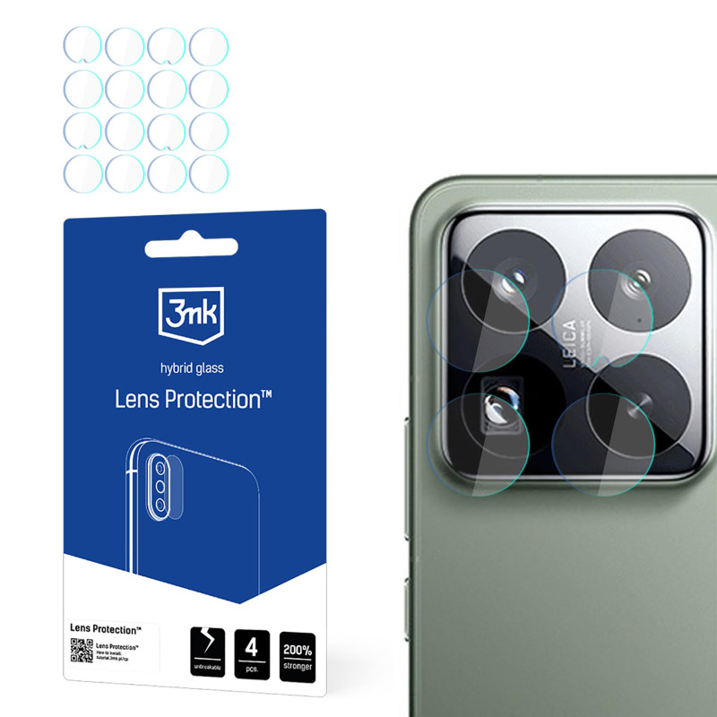 3mk objektyvo apsauginis kameros stiklas, skirtas „Xiaomi 15 Pro“