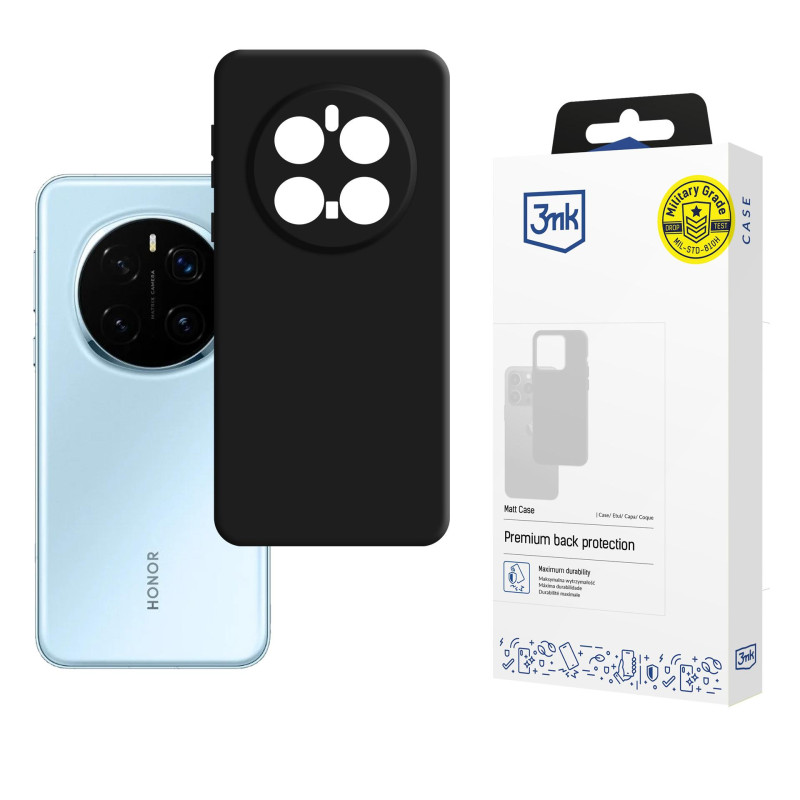 3mk matinis dėklas, skirtas „Honor Magic 7 Pro“ - juodas