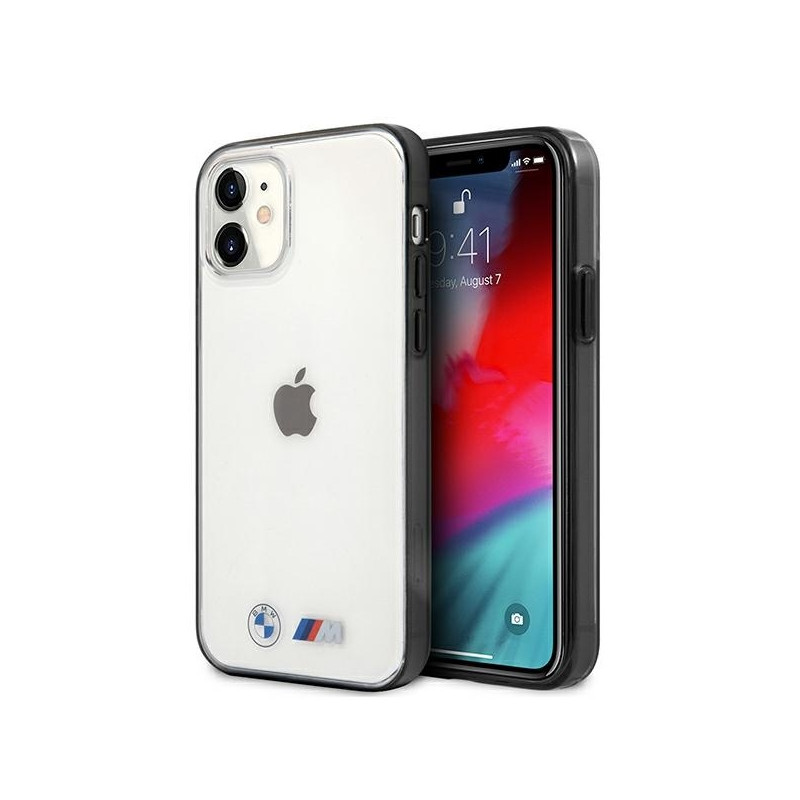 BMW Sandblast dėklas iPhone 12 mini - skaidrus