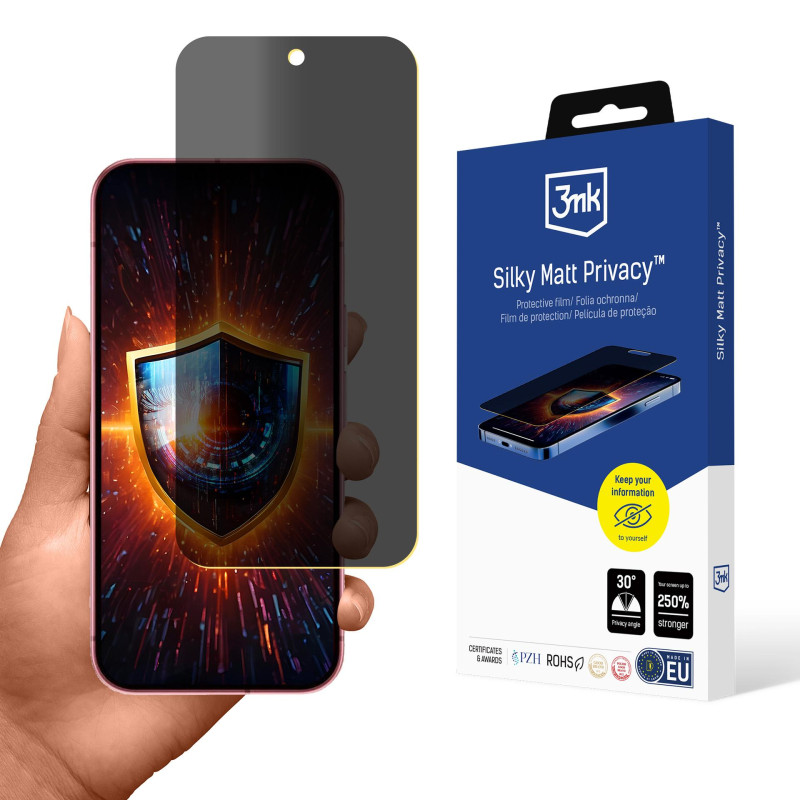 Privatumo ekrano apsauga 3mk Silky Matt Privacy, skirta „Google Pixel 9“