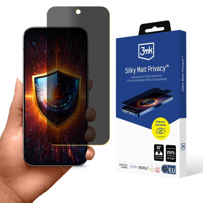 Privatumo ekrano apsauga 3mk Silky Matt Privacy, skirta „Google Pixel 9 Pro“