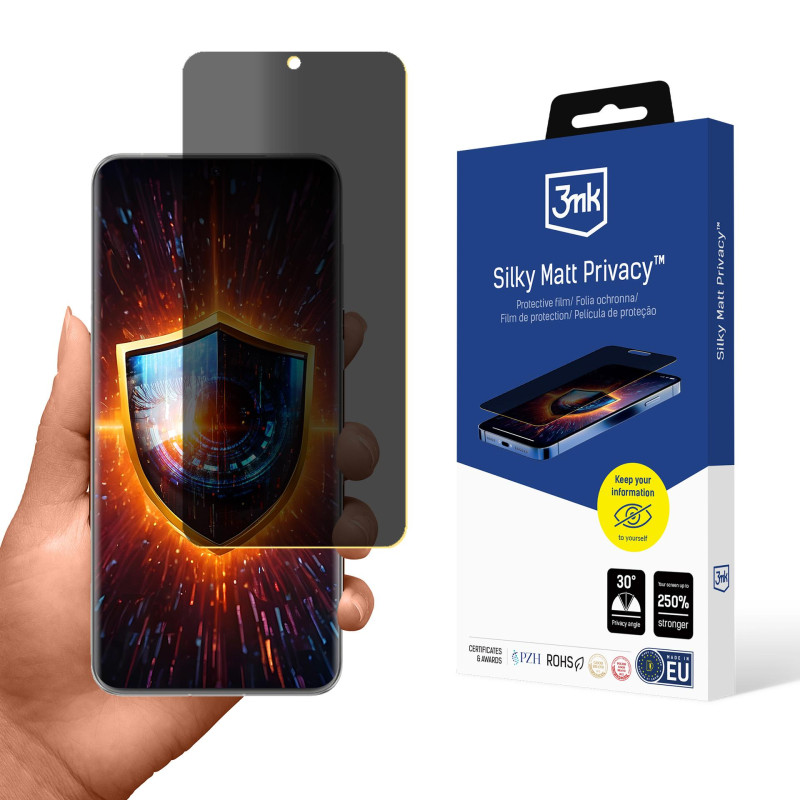 3mk Silky Matt Privacy ekrano apsauga, skirta Huawei P60 Pro