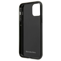 Mercedes Silver Stars Pattern dėklas, skirtas iPhone 11 / Xr - juodas