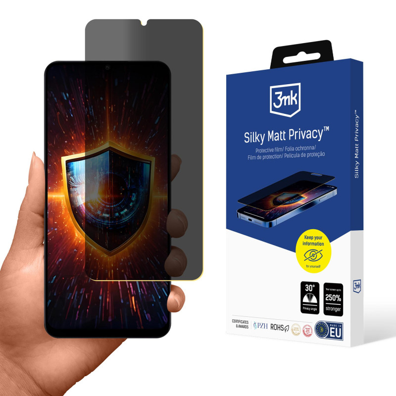 Privatumo ekrano apsauga 3mk Silky Matt Privacy, skirta Xiaomi Poco C65