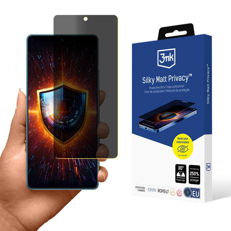 Privatumo ekrano apsauga 3mk Silky Matt Privacy, skirta Xiaomi Poco F5