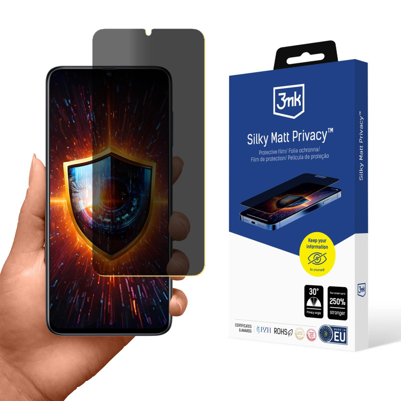 3mk Silky Matt Privacy ekrano apsauga, skirta „Samsung Galaxy A70“