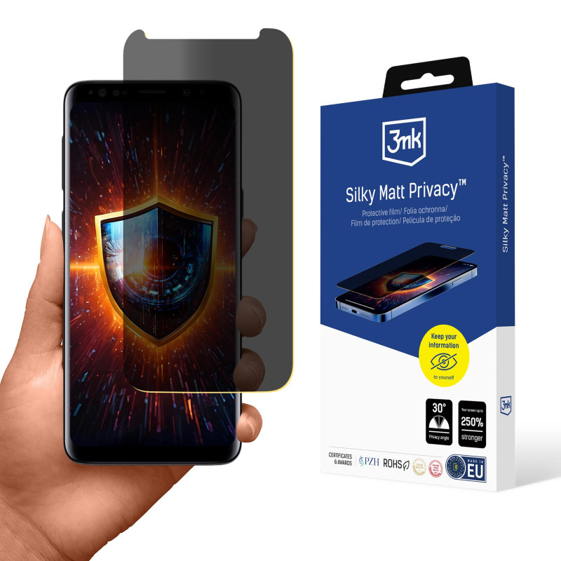 3mk šilkinė matinė ekrano apsauga, skirta „Samsung Galaxy S9“