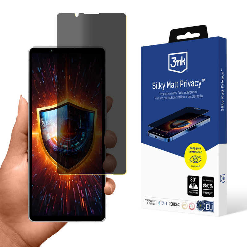 3mk šilkinė matinė ekrano apsauga, skirta „Sony Xperia 5 V“