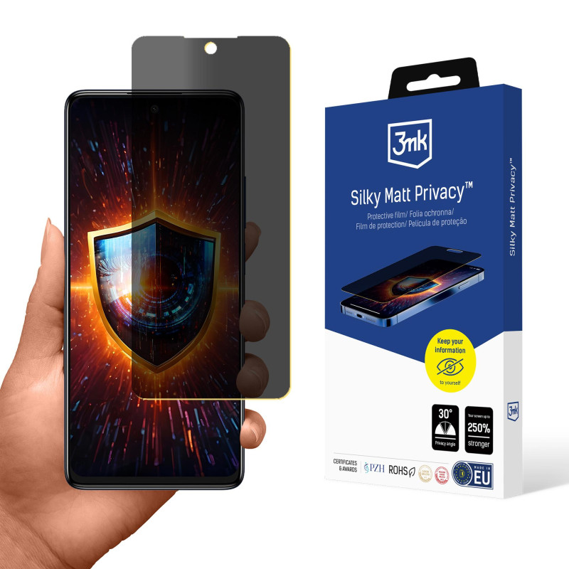 Privatumo ekrano apsauga 3mk Silky Matt Privacy, skirta TCL 50 SE