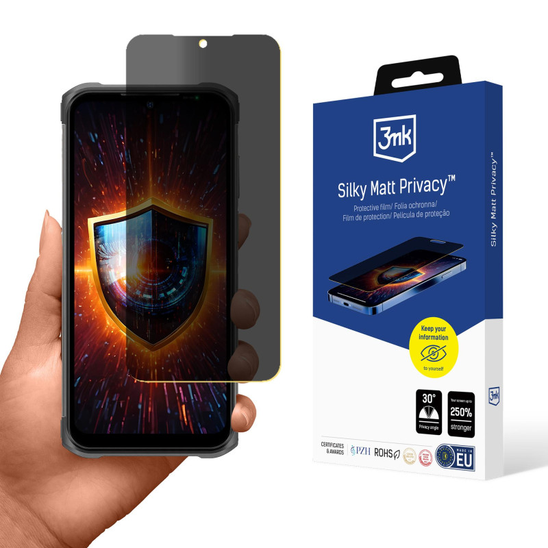 3mk Silky Matt Privacy ekrano apsauga, skirta Ulefone Armor 12S