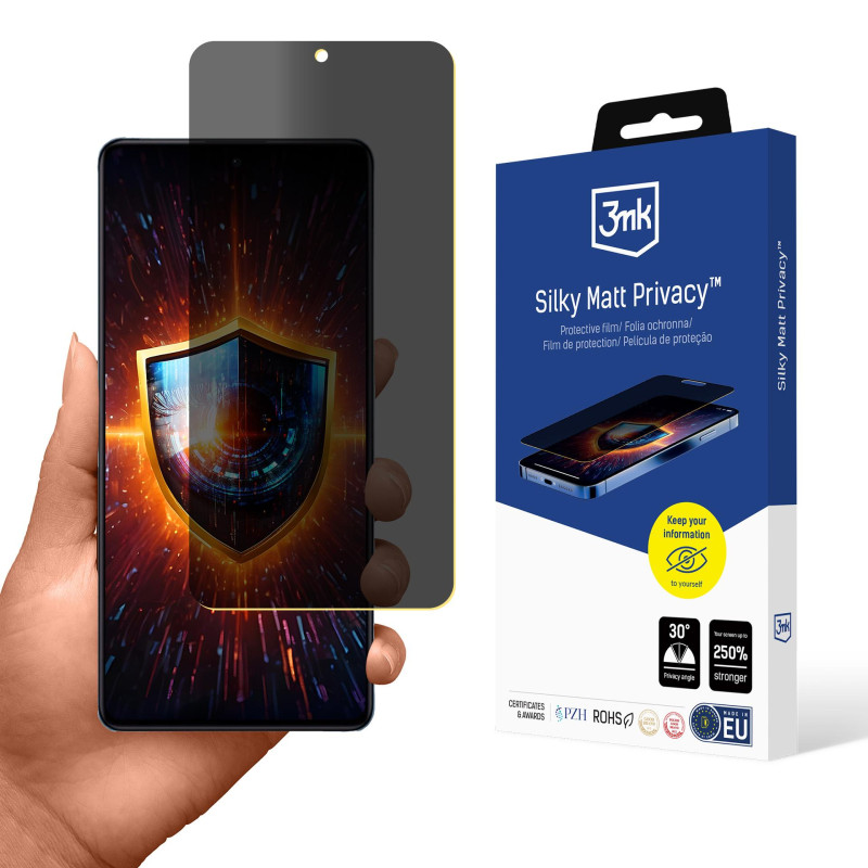 Privatumo ekrano apsauga 3mk Silky Matt Privacy, skirta Xiaomi 12 Pro