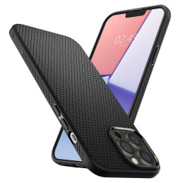 Spigen Liquid Air dėklas iPhone 13 Pro - matinės juodos spalvos