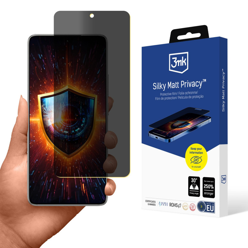 Privatumo ekrano apsauga 3mk Silky Matt Privacy, skirta Xiaomi 14T Pro