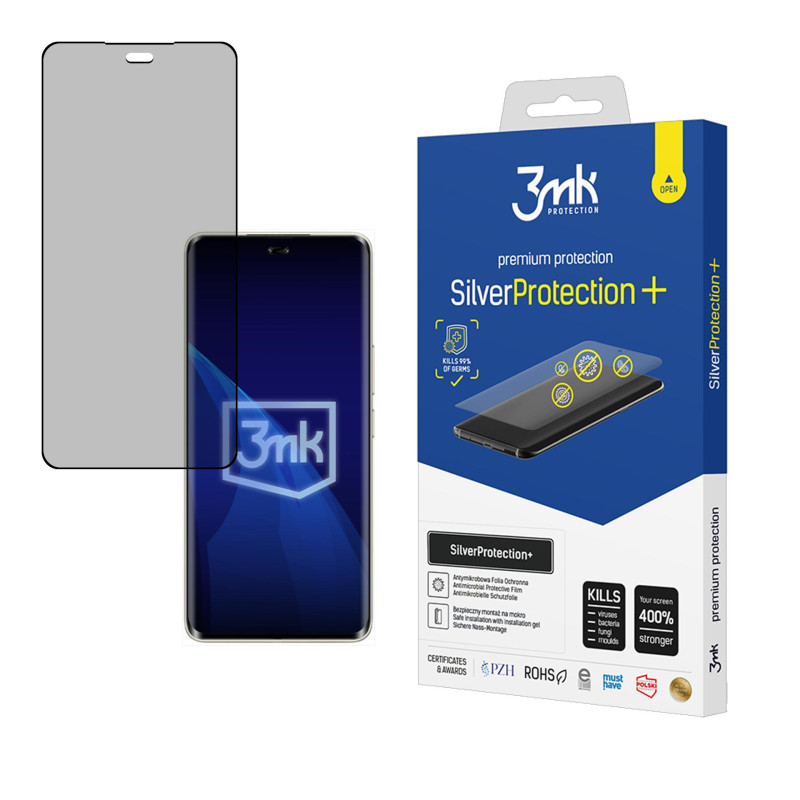 Antibakterinė apsauginė plėvelė 3mk SilverProtection+, skirta Honor 300 Ultra