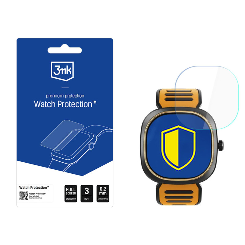 3mk Watch Protection ARC išmaniojo laikrodžio ekrano apsauga, skirta Doogee D11