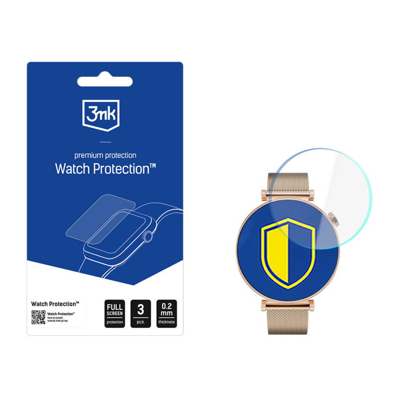 3mk Watch Protection ARC išmaniojo laikrodžio ekrano apsauga ant „Garett Rose“