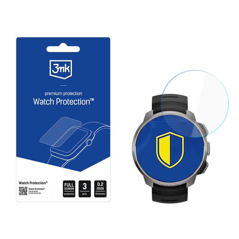 Hibridinis 3mk stiklo laikrodžio apsauga „FlexibleGlass“, skirtas „Suunto Ocean“