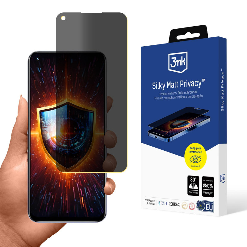 3mk šilkinis matinis ekrano apsauginis sluoksnis, skirtas „Realme 8i“
