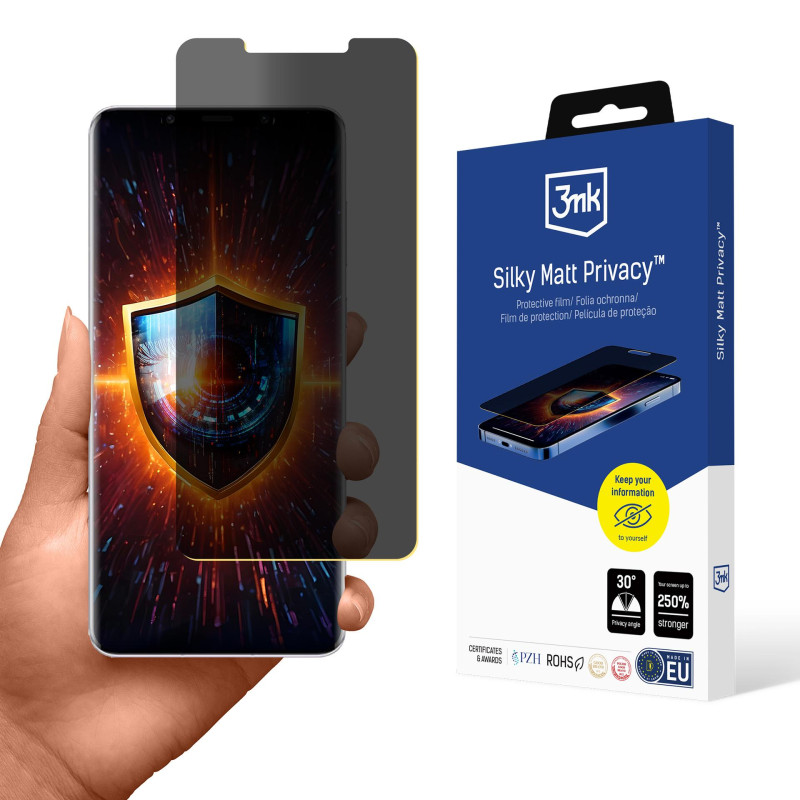 3mk Silky Matt Privacy ekrano apsauga, skirta Huawei Mate 50 Pro