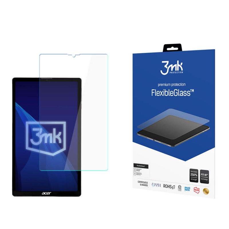 Hibridinis stiklas 3mk FlexibleGlass, skirtas Acer Iconia iM9-12M - iki 11 colių