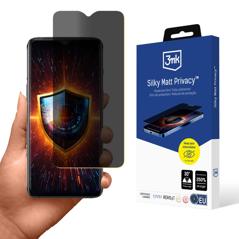 3mk šilkinis matinis ekrano apsauginis sluoksnis, skirtas „OnePlus 7“