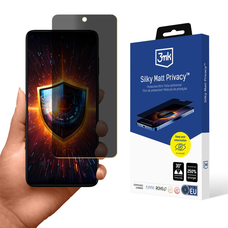 3mk Silky Matt Privacy ekrano apsauga Motorola Moto G52