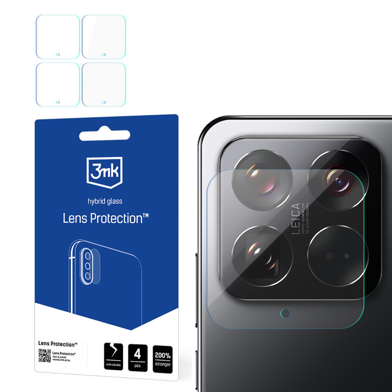 Kameros objektyvo stiklas 3mk objektyvo apsauga, skirta „Xiaomi 15“