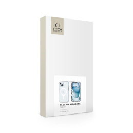 „Tech-Protect FlexAir MagSafe iPhone 15“ dėklas – skaidrus