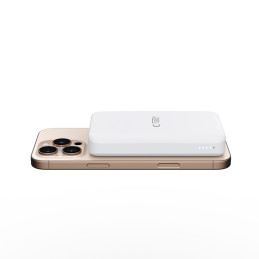 Išorinė baterija „Tech-Protect PB24 LifeMag QI2 MagSafe 10000 mAh“ – balta