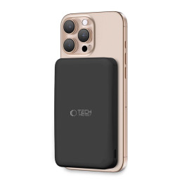 Išorinė baterija „Tech-Protect PB24 LifeMag QI2 MagSafe 10000 mAh“ – juoda