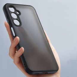 „Tech-Protect MagMat“ dėklas, skirtas „Motorola Moto G55“ – matinės juodos spalvos