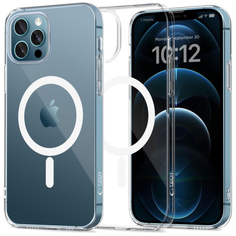 „Tech-Protect FlexAir MagSafe“ dėklas, skirtas „iPhone 12“ / „12 Pro“ – skaidrus